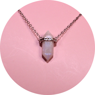 Free Spirit Moonstone Point Necklace
