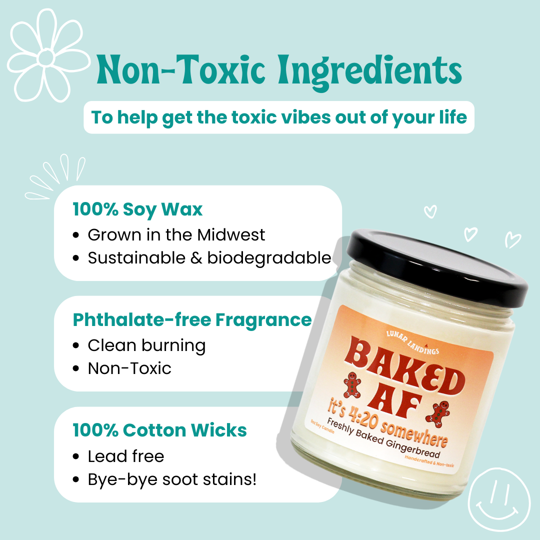 Baked AF, Gingerbread Soy Candle