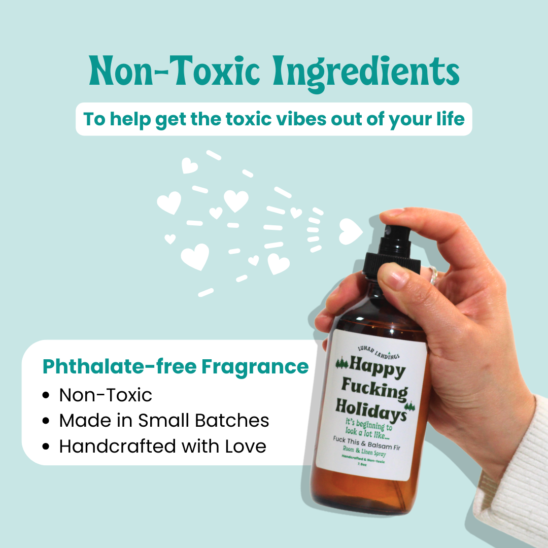 Balsam Fir Room Spray, Happy Fucking Holidays