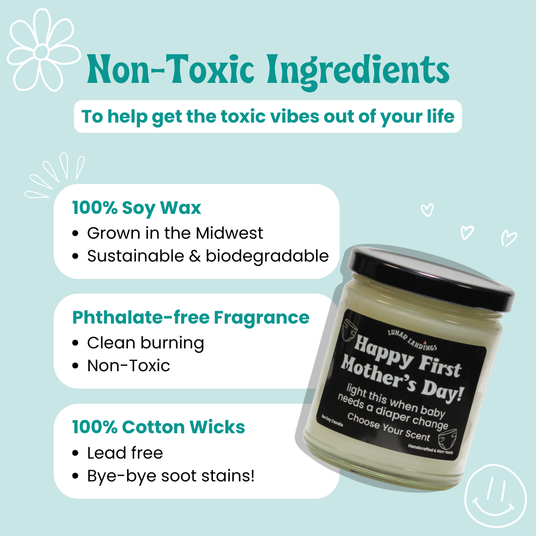 Happy First Mother's Day Soy Candle