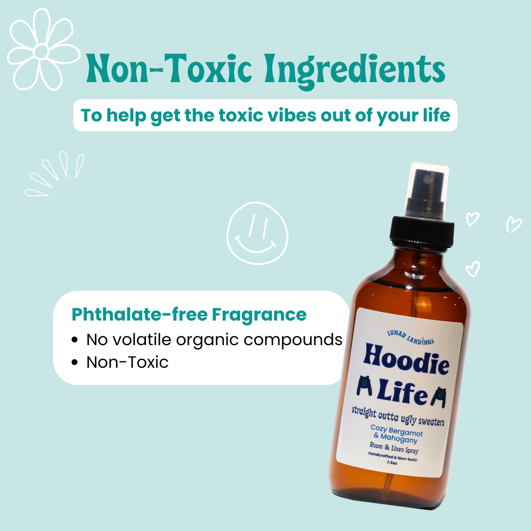 Bergamot Mahogany, Hoodie Life Room & Linen Spray