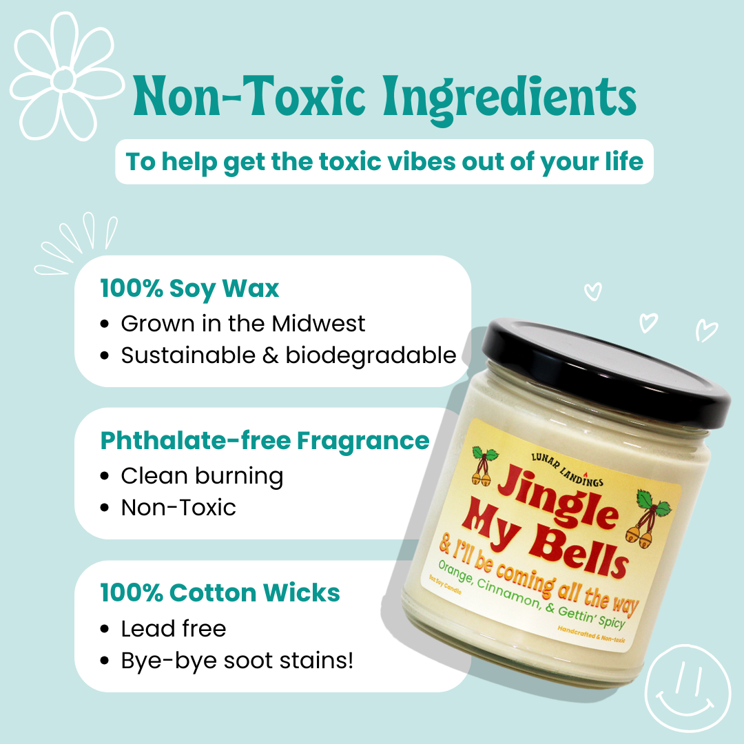 Jingle My Bells, Orange & Cinnamon Spice Soy Candle