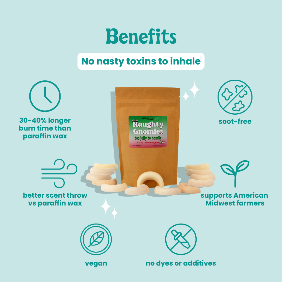 Naughty Gnomies, Candy Cane Wax Melts