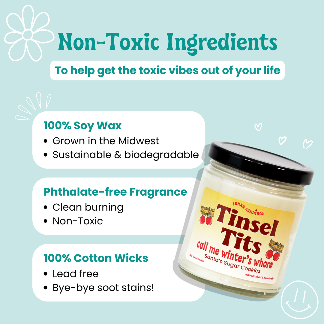 Tinsel Tits, Sugar Cookies Soy Candle