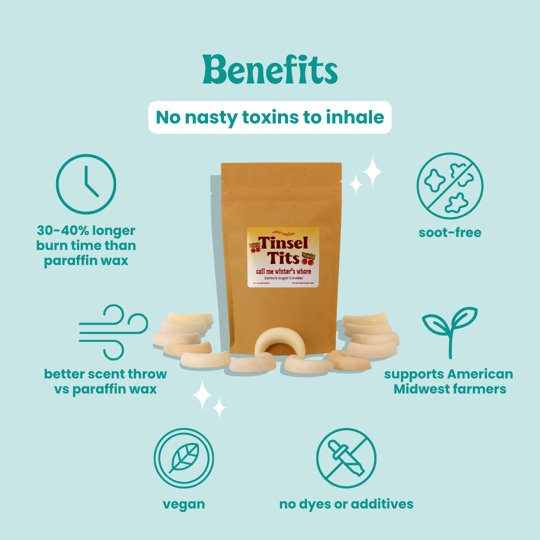 Tinsel Tits, Sugar Cookies Wax Melts