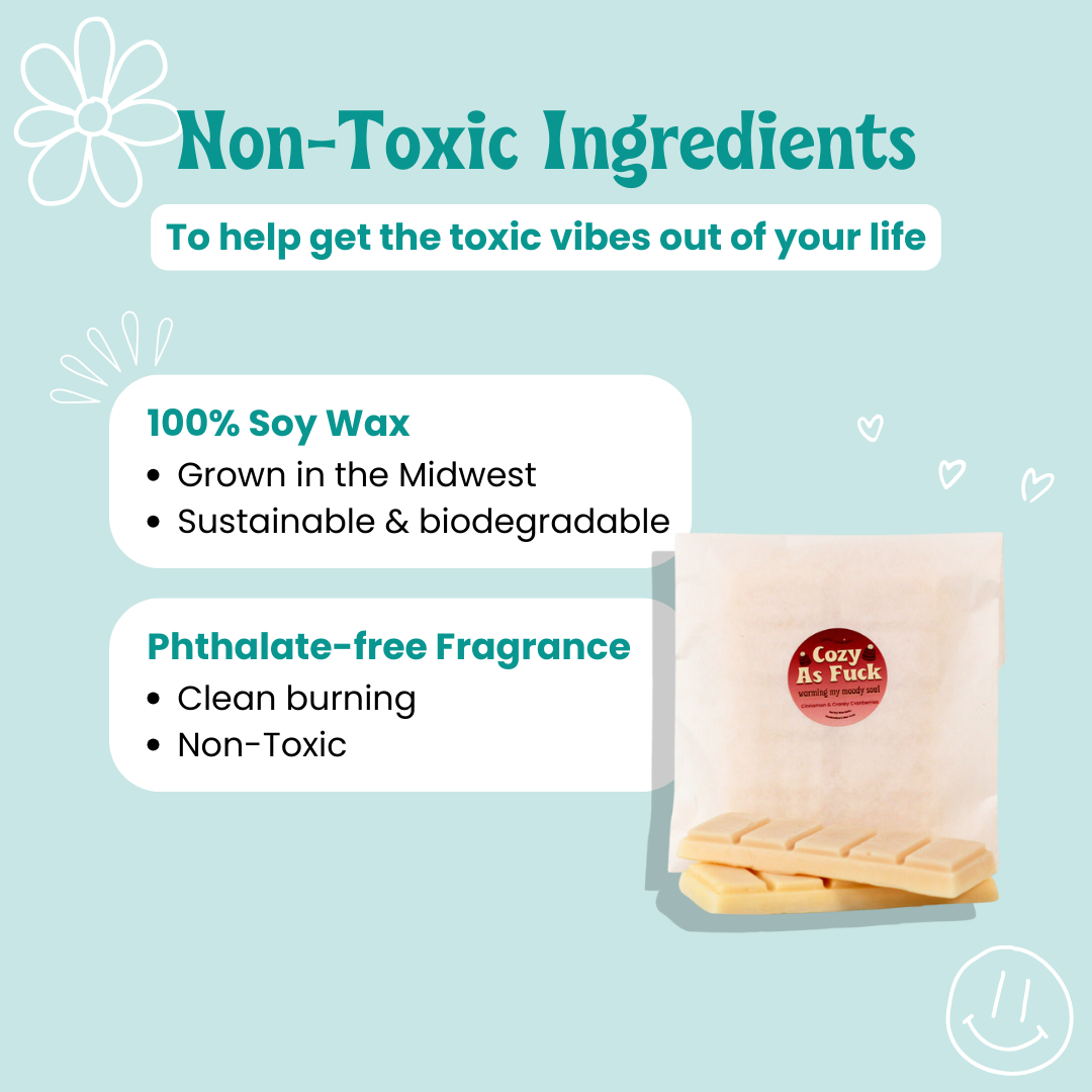 Cozy AF, Cinnamon & Cranberry Wax Melts
