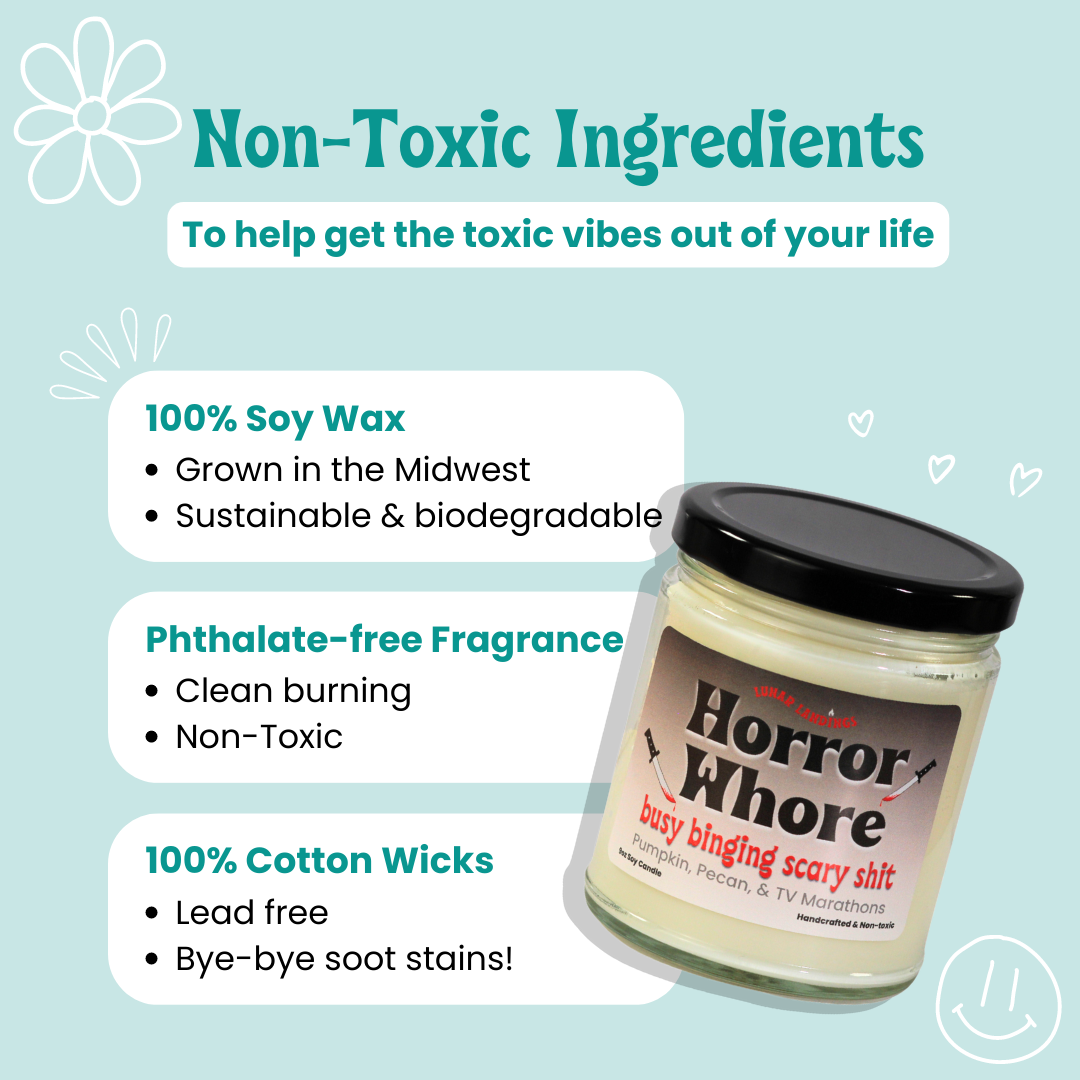Horror Whore, Pumpkin Pecan Soy Candle