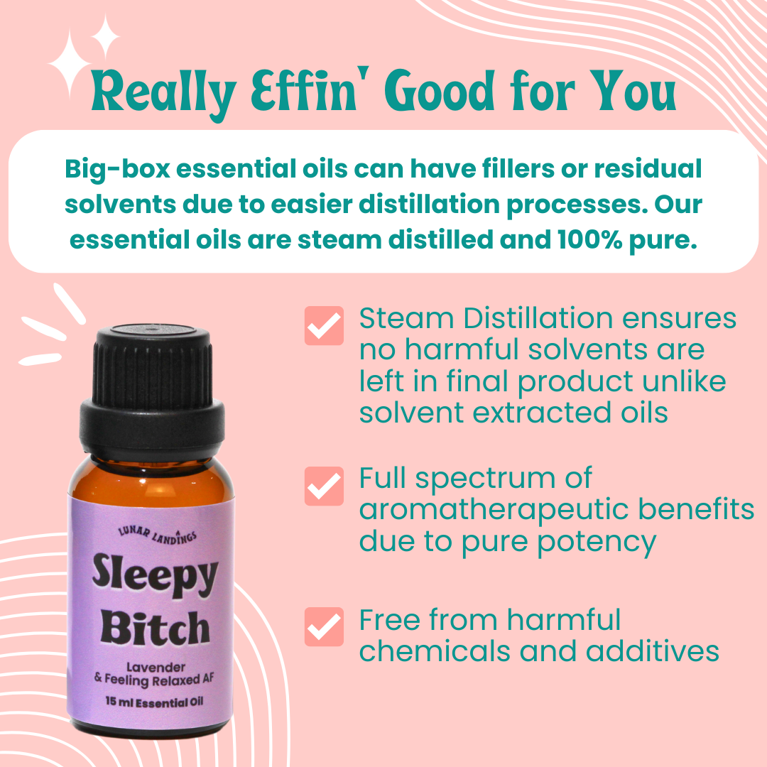 Sleepy Bitch, Lavender Pure Essential Oil Dropper