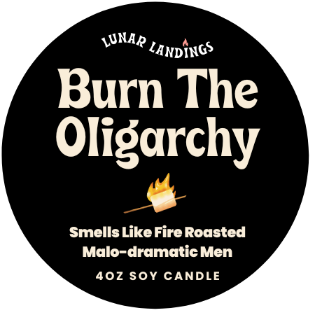 Protest Snowman Mini Soy Candle – Mini 4oz (Pick Your Protest Label)