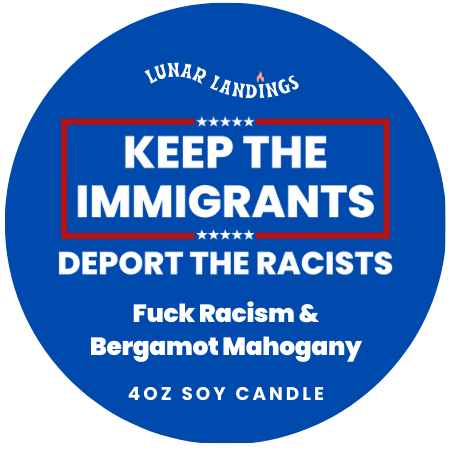 Protest Snowman Mini Soy Candle – Mini 4oz (Pick Your Protest Label)