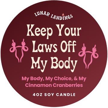 Protest Snowman Mini Soy Candle – Mini 4oz (Pick Your Protest Label)