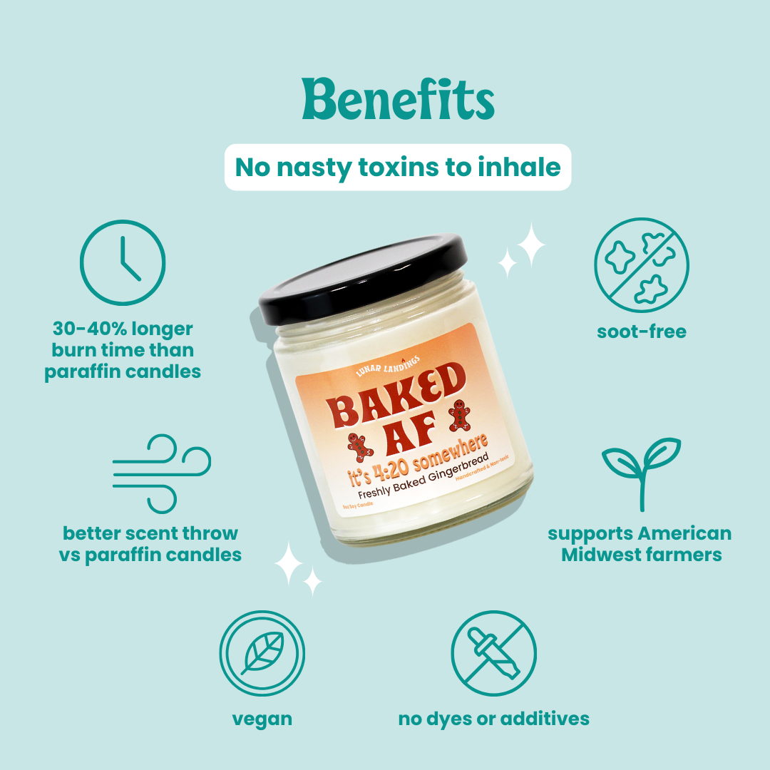 Baked AF, Gingerbread Soy Candle