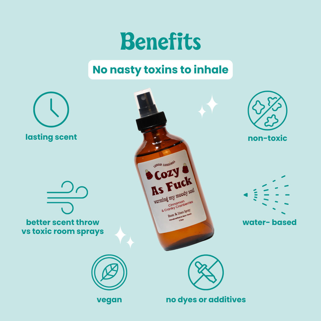 Cinnamon Cranberries, Cozy As Fuck Room & Linen Spray