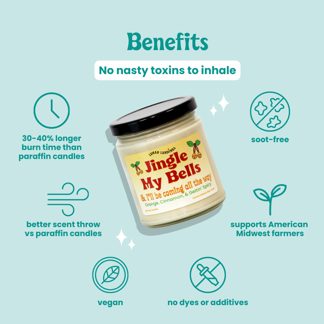 Jingle My Bells, Orange & Cinnamon Spice Soy Candle