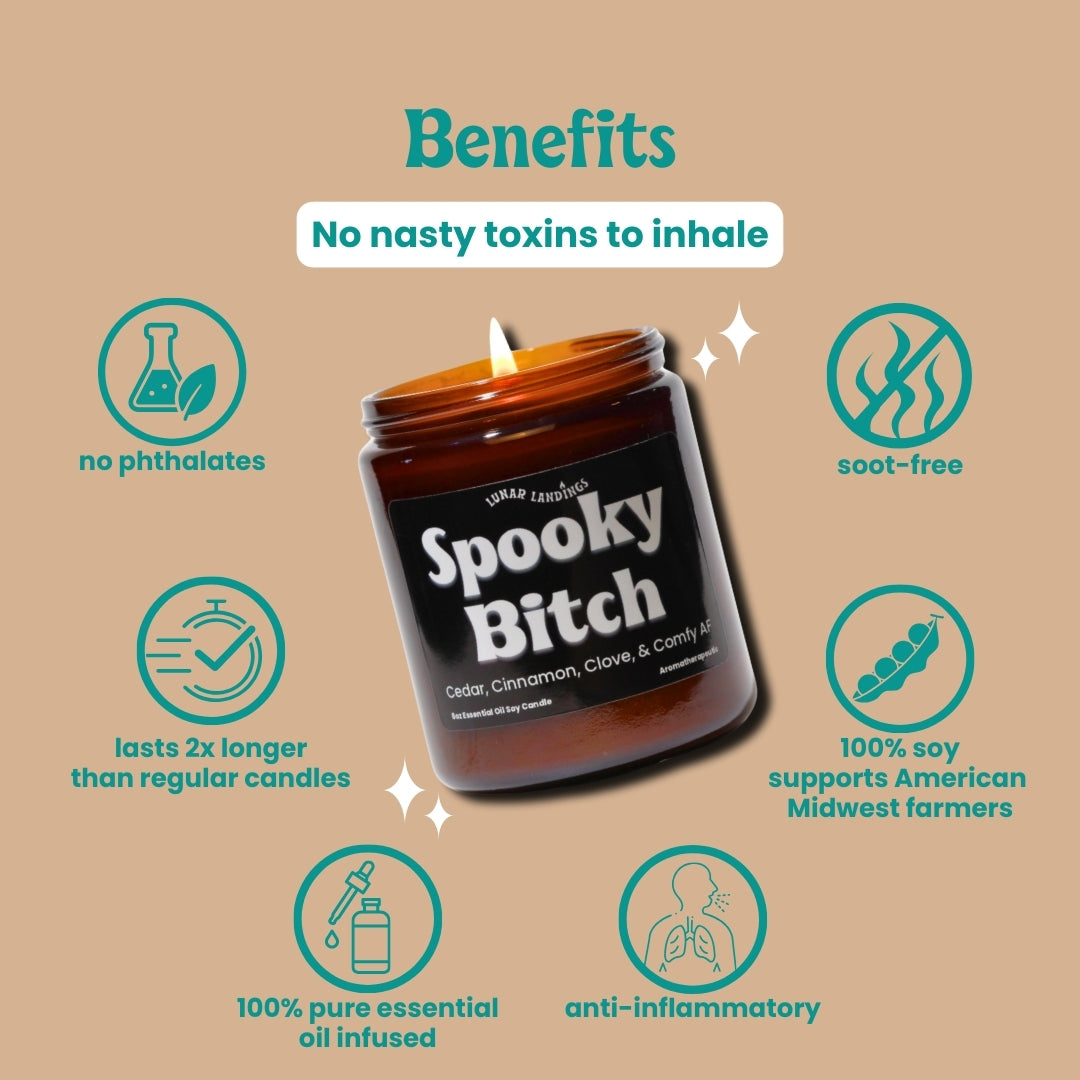 Essential Oil Candle: Cedar, Cinnamon, & Clove