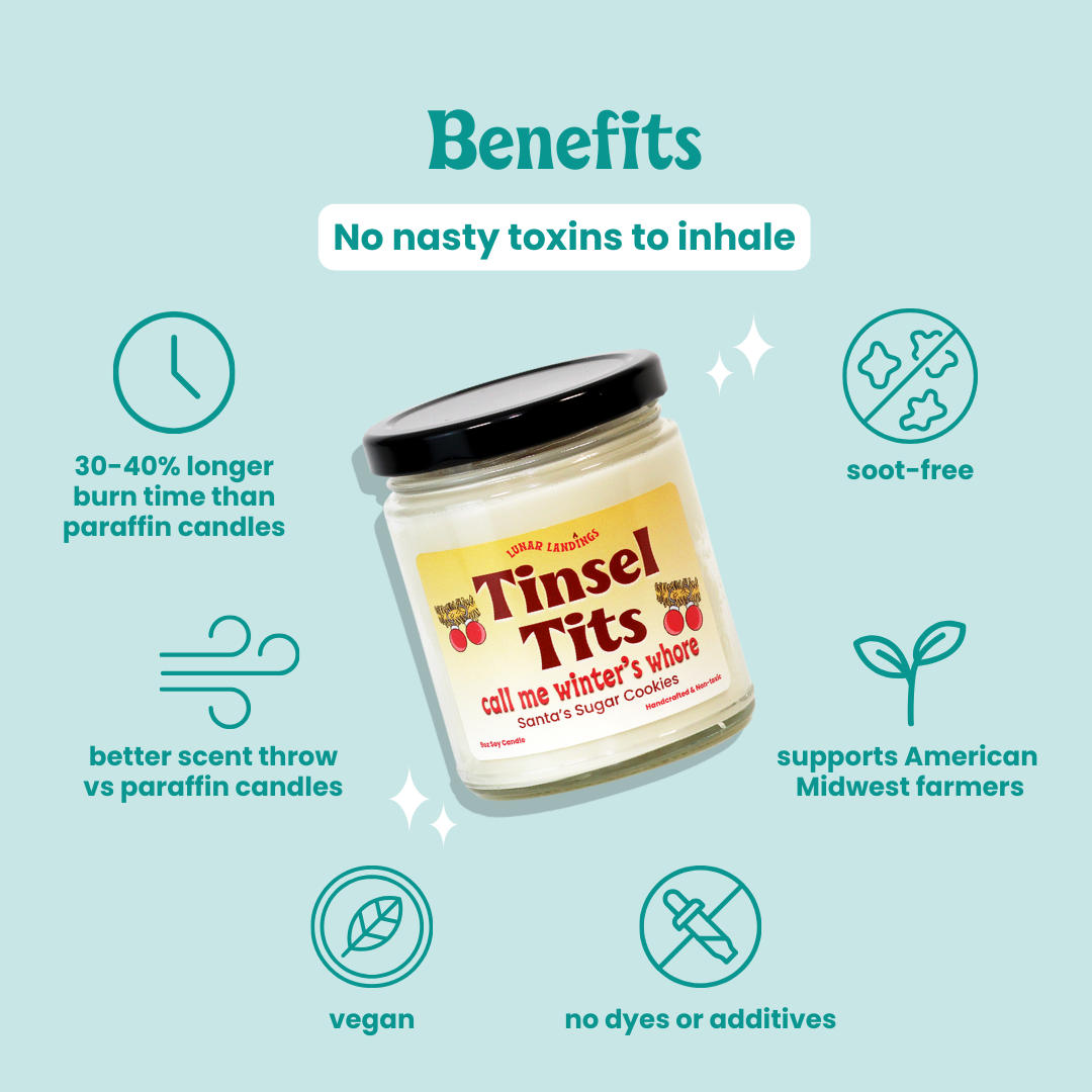 Tinsel Tits, Sugar Cookies Soy Candle