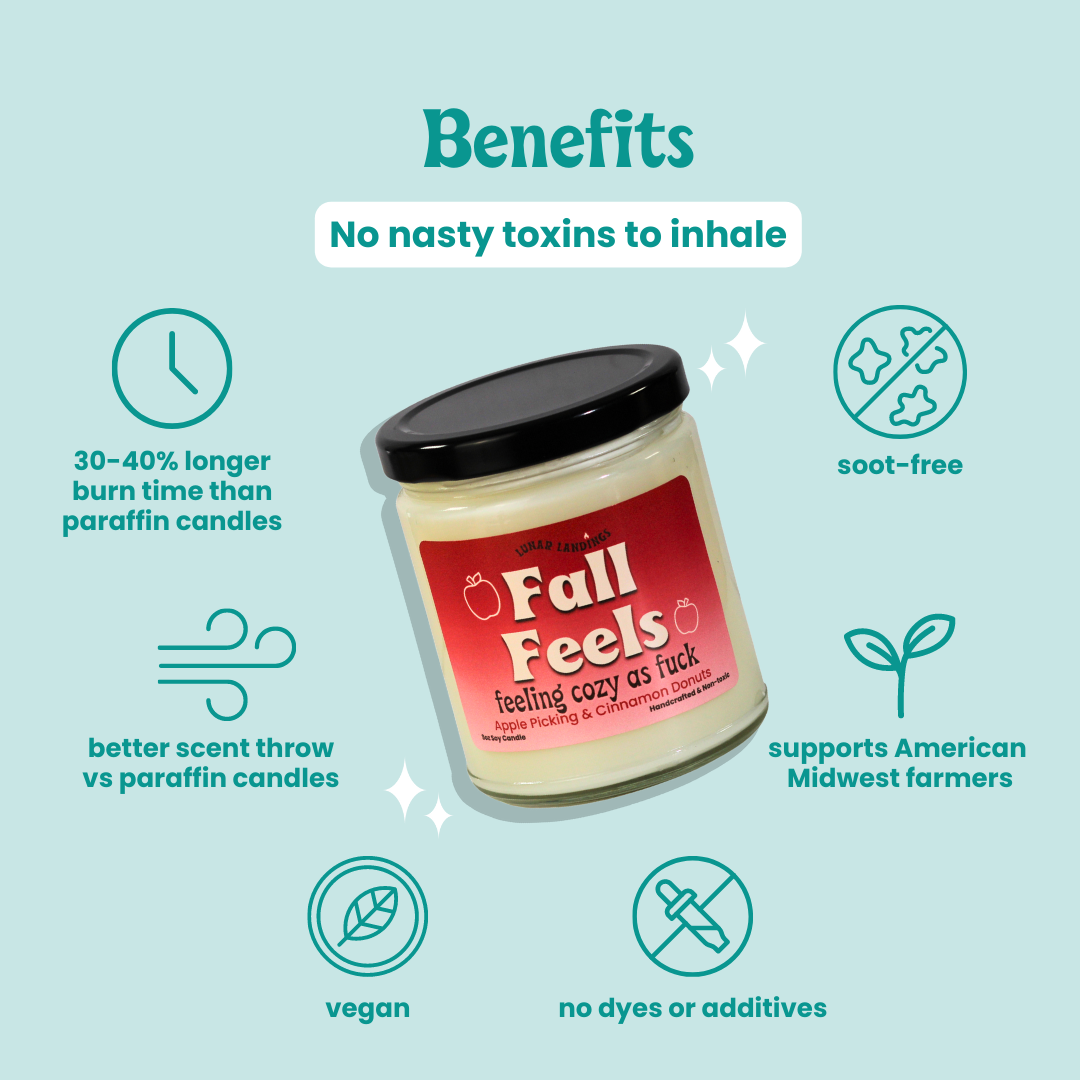 Fall Feels, Apple Cider Donut Soy Candle