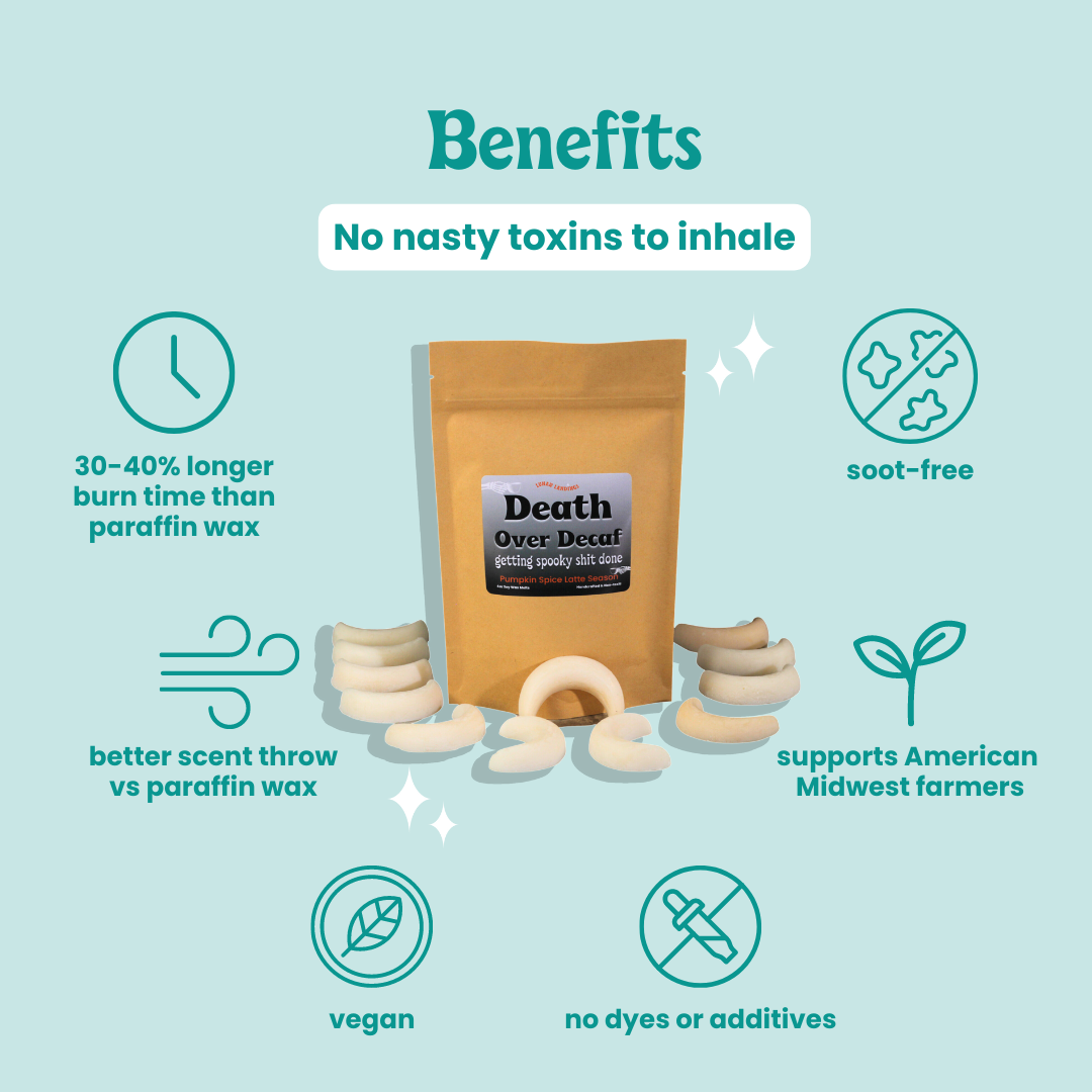 Death Over Decaf, Pumpkin Spice Latte Soy Wax Melts
