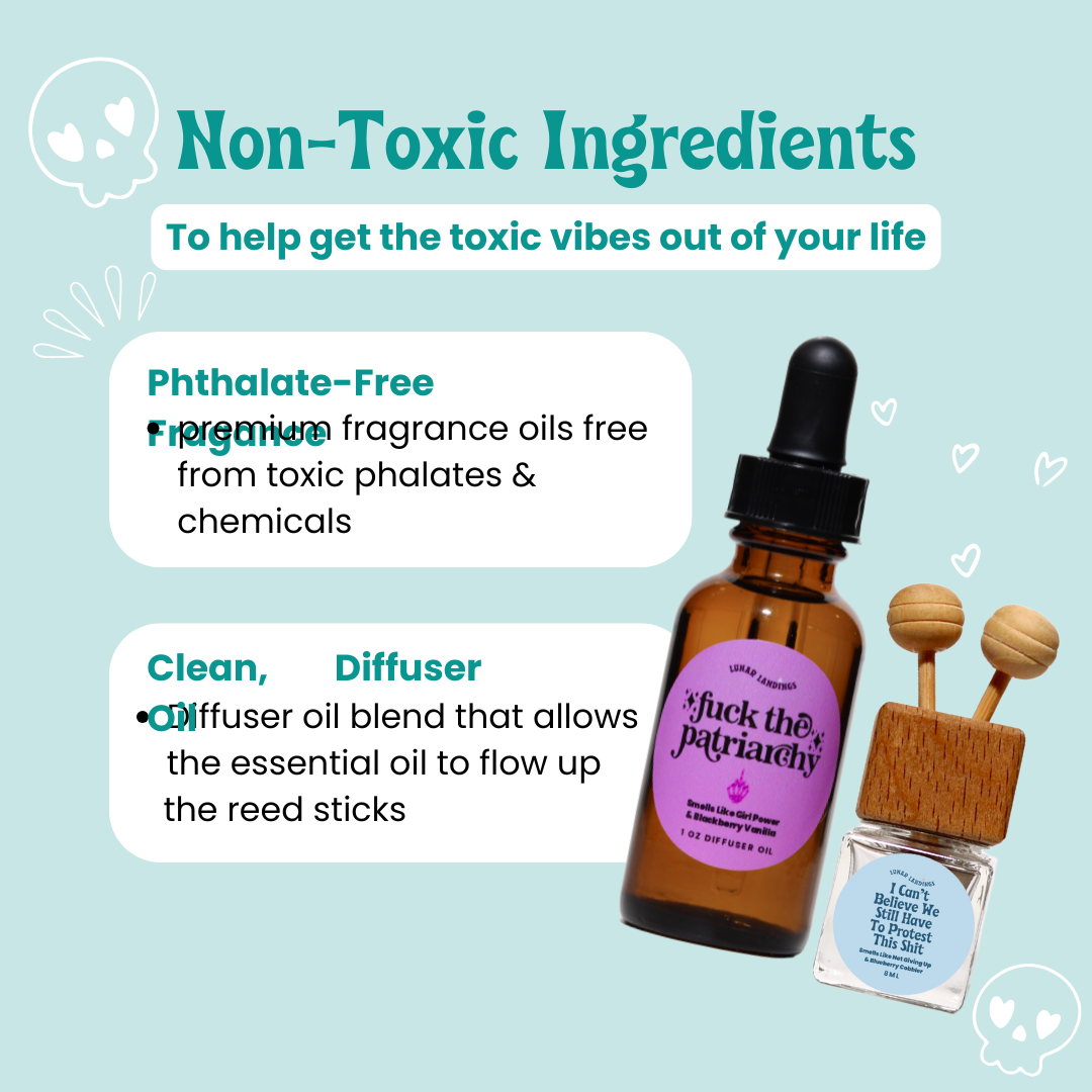Political Protest Refill Dropper Bottle, 1oz Diffuser Oil