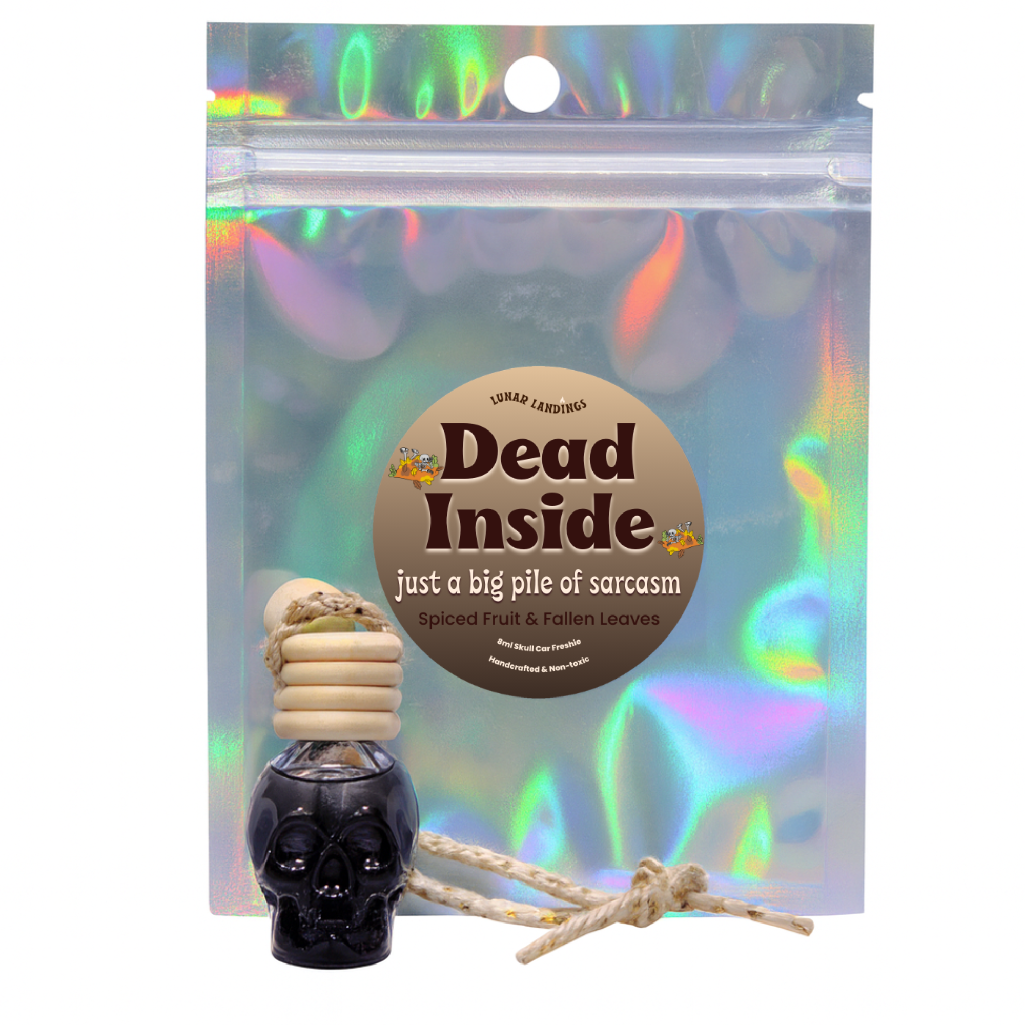 Hanging Skull Car Freshener, Limited Edition