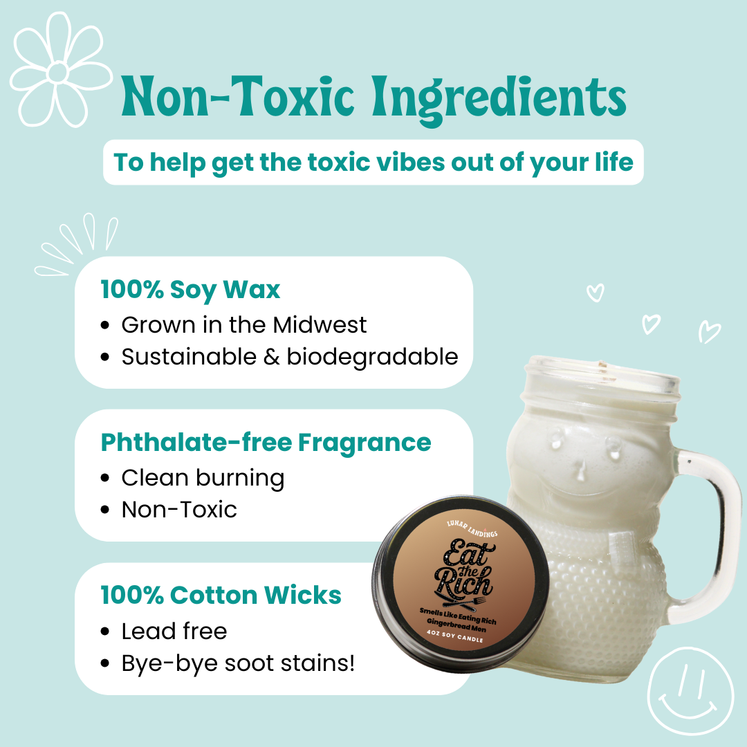 Protest Snowman Mini Soy Candle – Mini 4oz (Pick Your Protest Label)