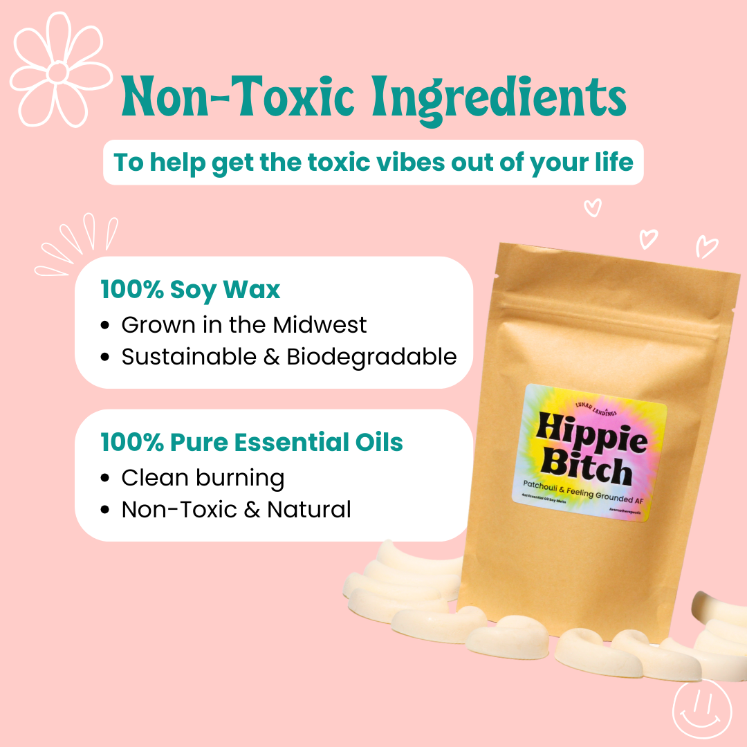 Hippie Bitch, Patchouli Essential Oil Soy Wax Melts