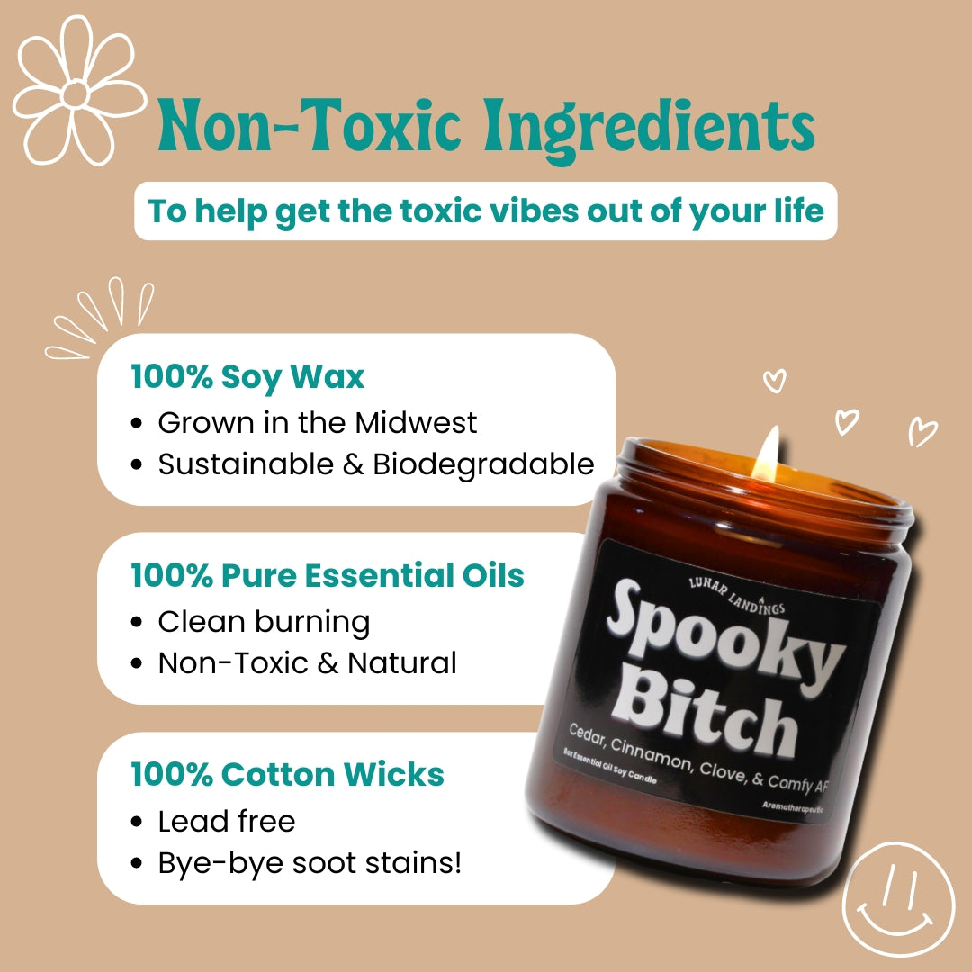 Essential Oil Candle: Cedar, Cinnamon, & Clove
