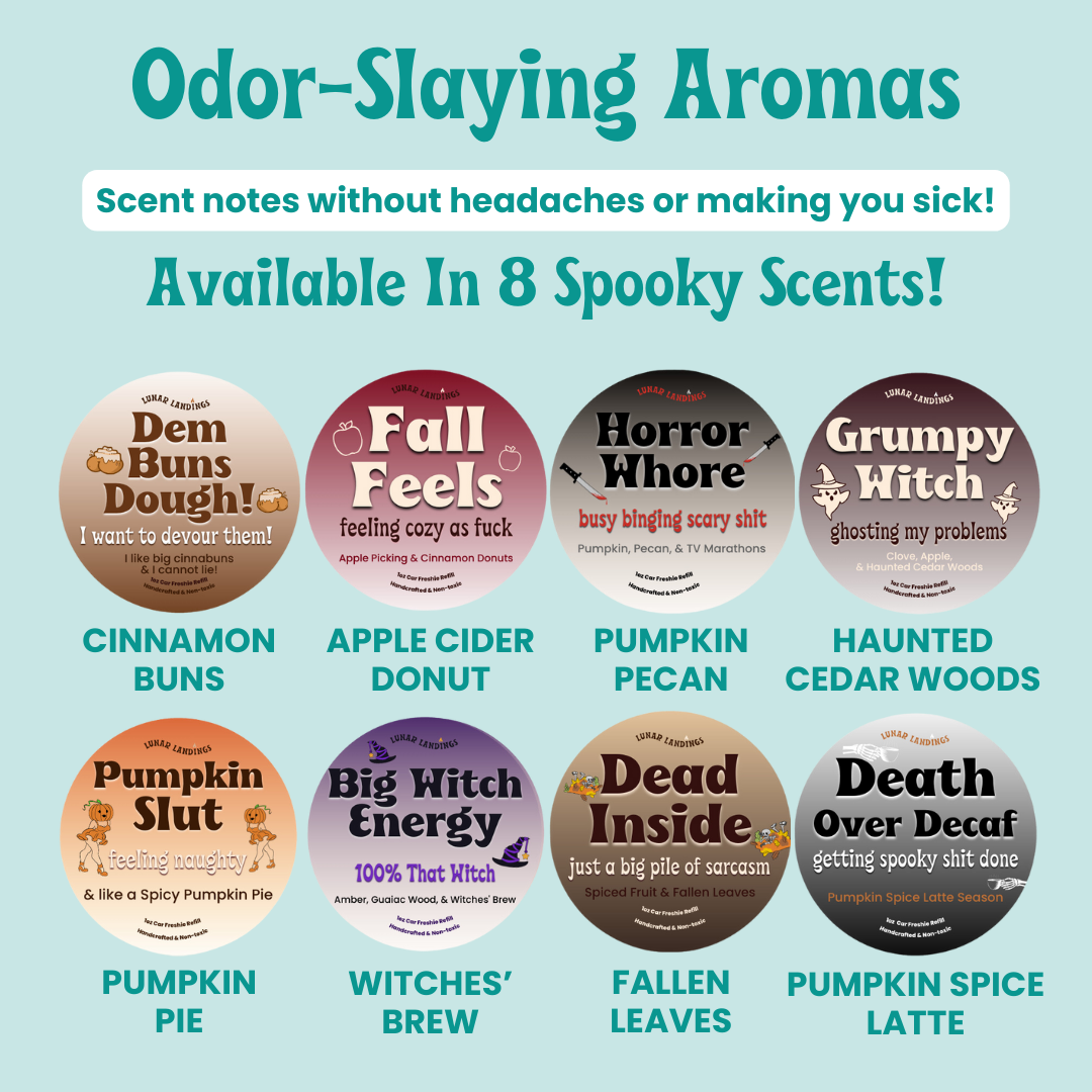 Spooky Car Freshie Refill, choose from 8 seasonal scents