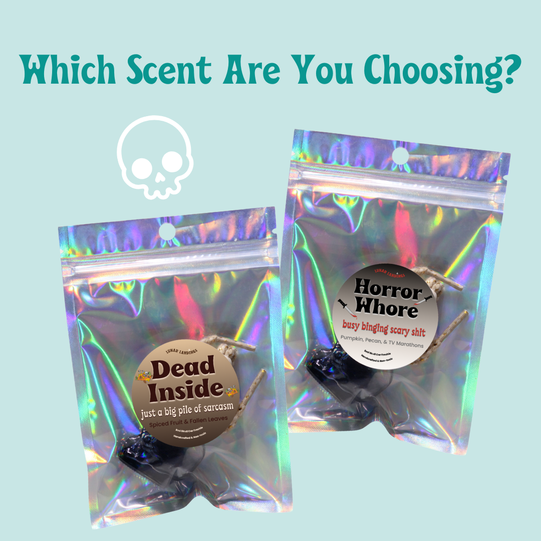 Hanging Skull Car Freshener, Limited Edition