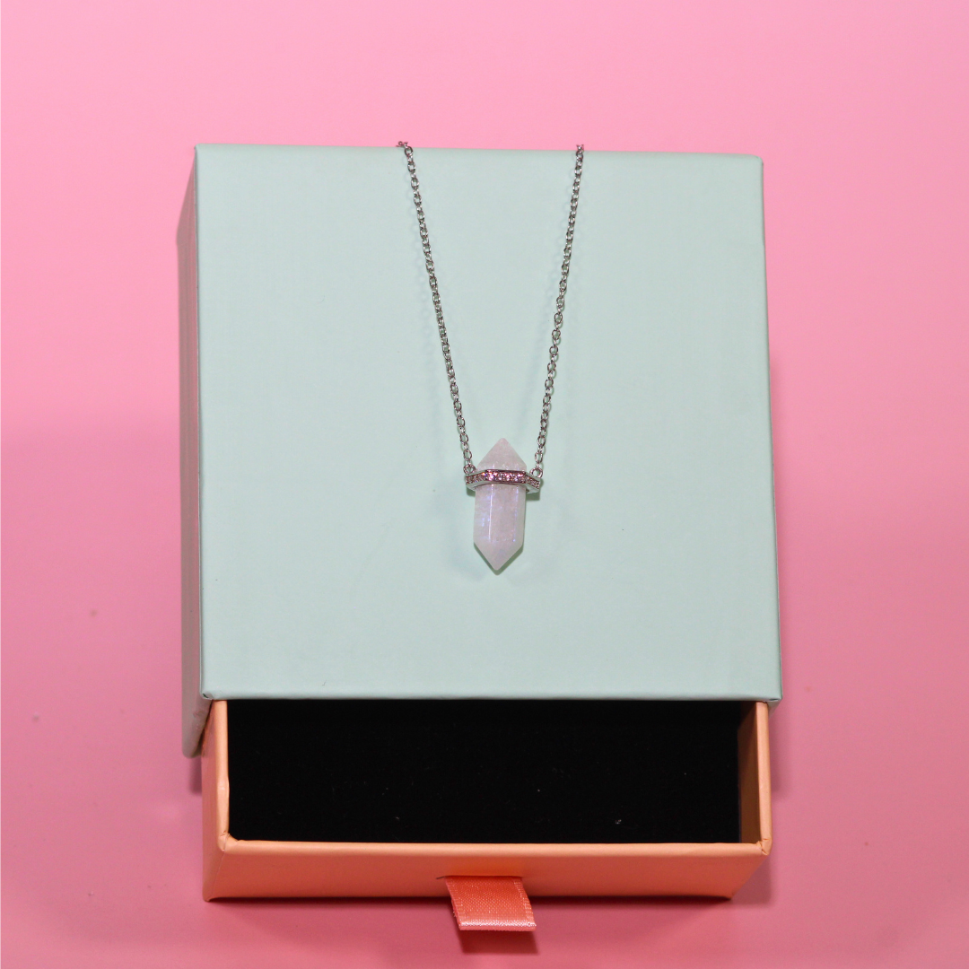 Free Spirit Moonstone Point Necklace