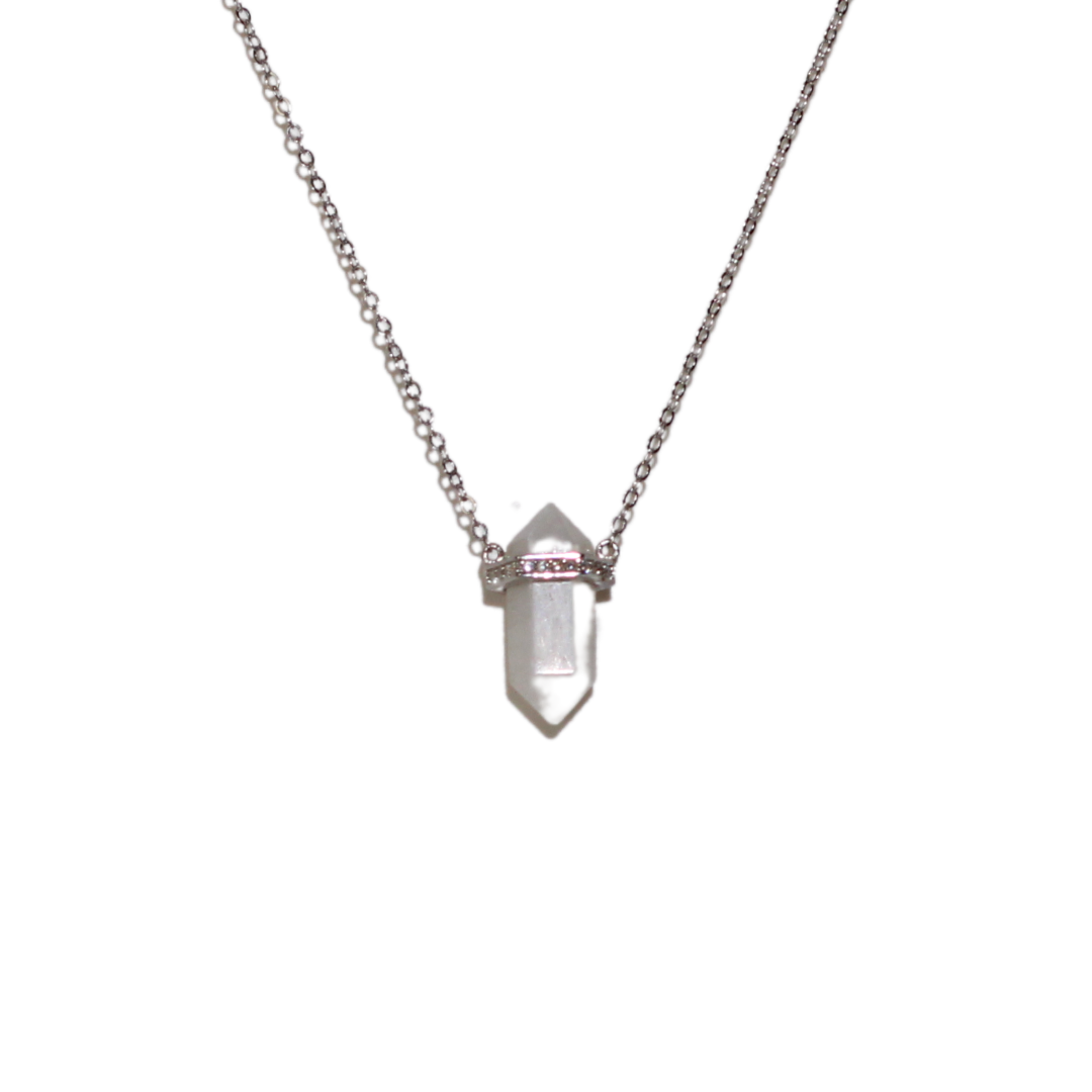 Free Spirit Moonstone Point Necklace