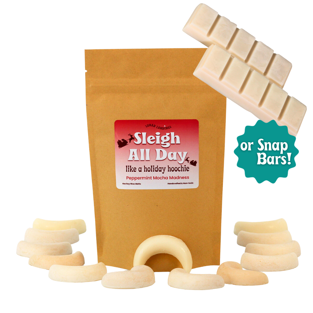 Sleigh All Day, Peppermint Mocha Wax Melts