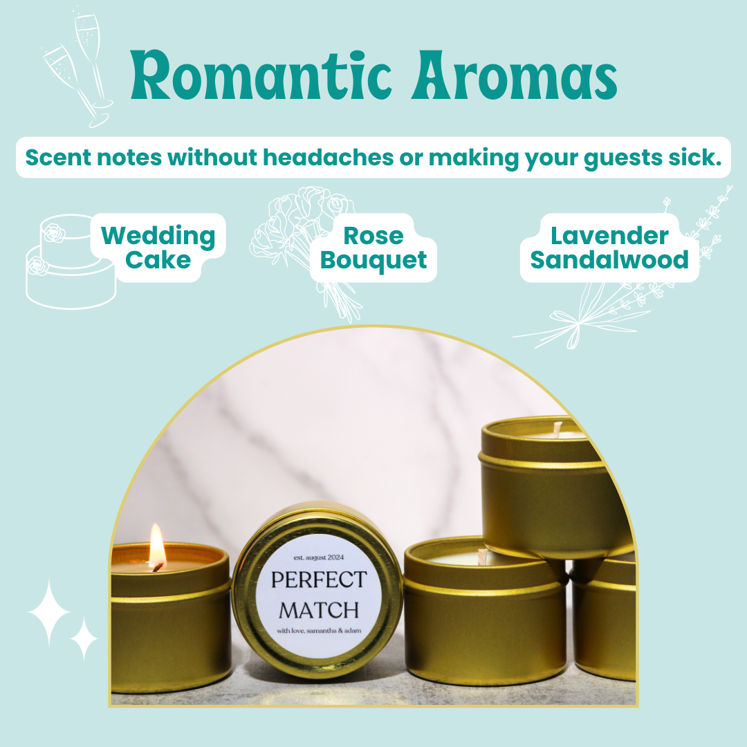 Smells Like You're The Perfect Match Wedding Favors