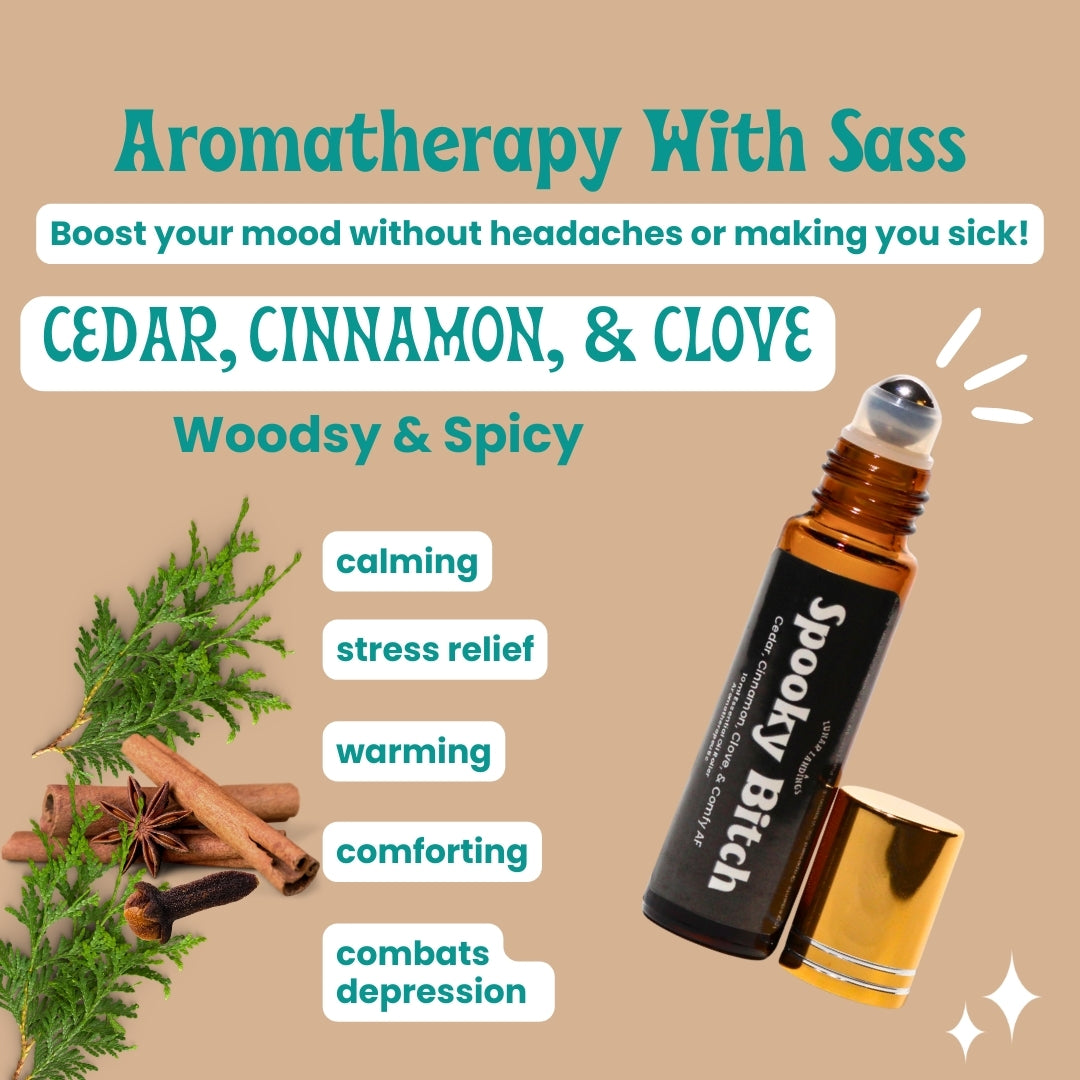 Essential Oil Body Roller: Cedar, Cinnamon, & Clove