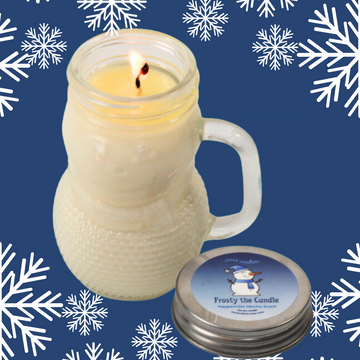 FREE, 4oz Frosty The Candle ☃️ Gingerbread scent
