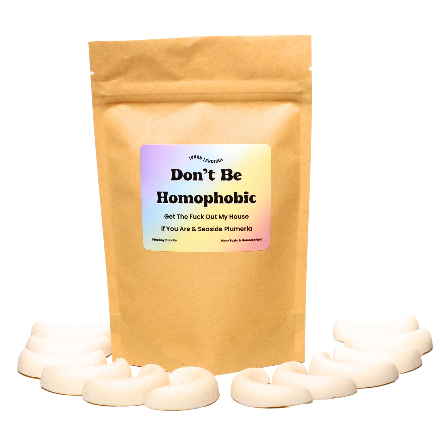 Don't Be Homophobic & Seaside Plumeria Soy Wax Melts