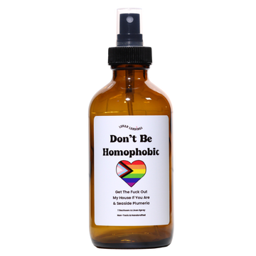 Smells Like Seaside Plumeria, Don't Be Homophobic Room & Linen Spray