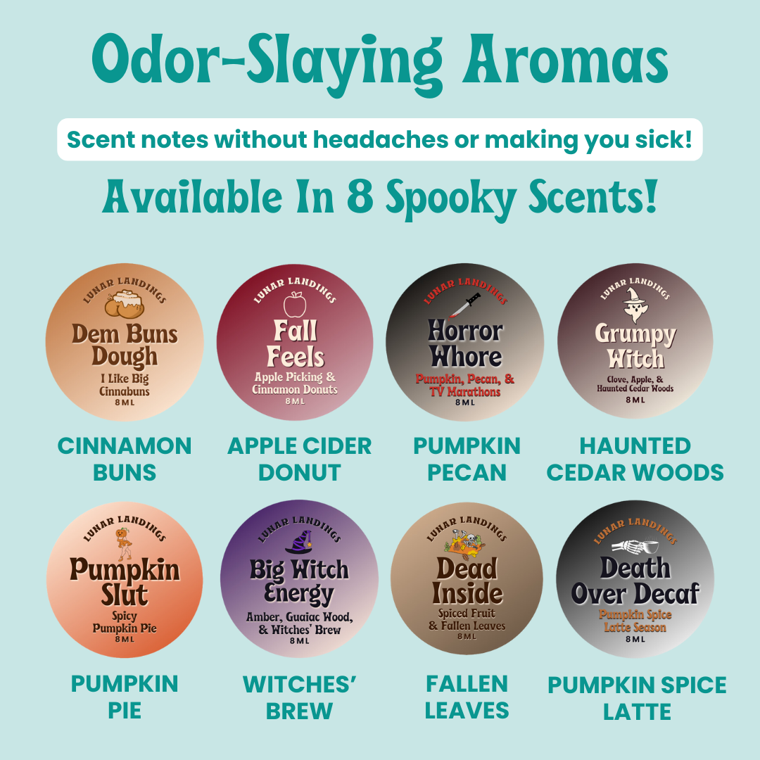 Spooky Car Freshies, choose from 8 seasonal scents