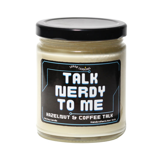 Talk Nerdy To Me, Hazelnut Coffee Soy Candle