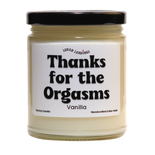 Thanks for the orgasms Soy Candle