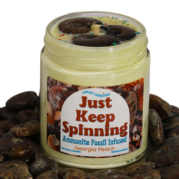 Ammonite Fossil Soy Candle