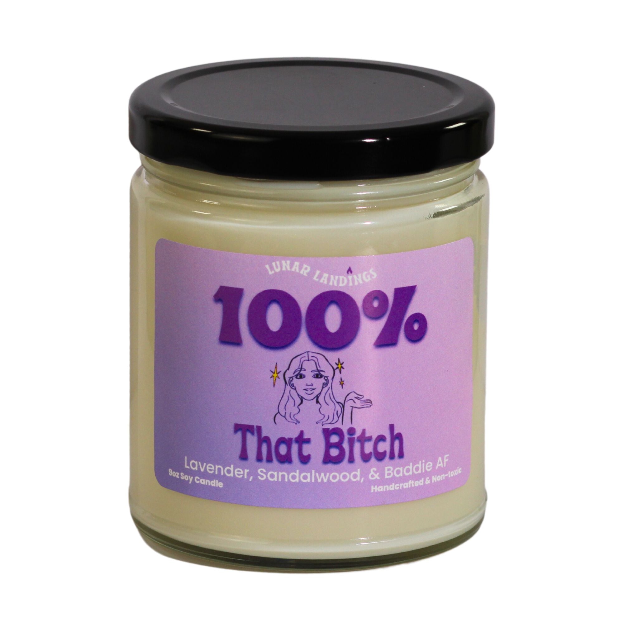 Lavender Sandalwood Soy Candle